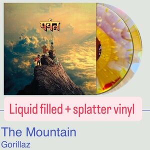 Gorillaz LIQUID vinyl 'The Mountain' double LP. Limited copies